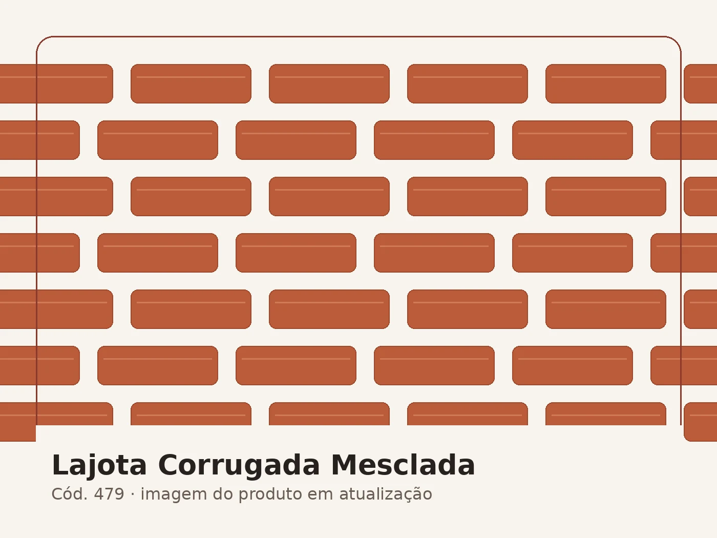 Lajota Corrugada Mesclada